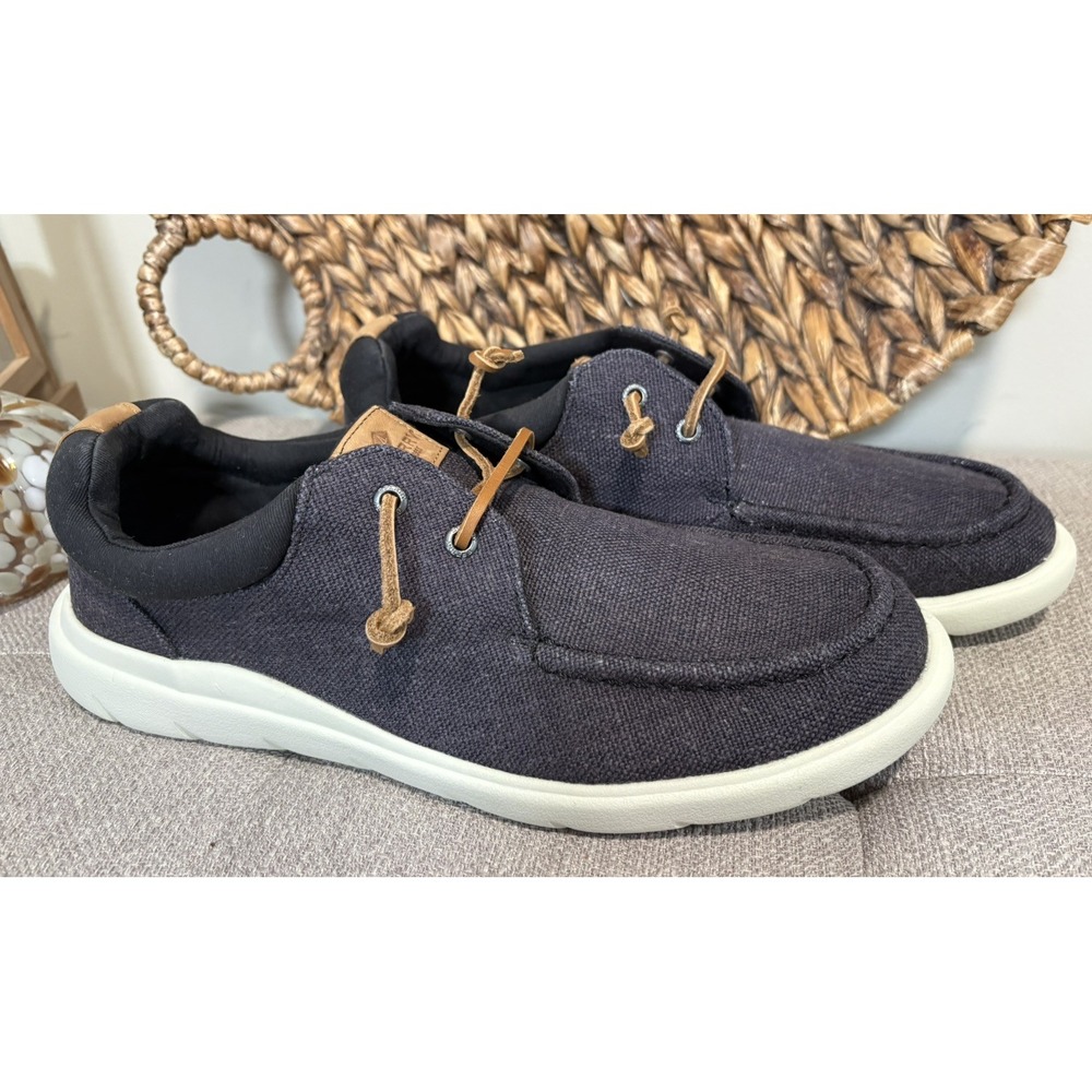 Sperry Loafer Sneakers Captains Top Sider Moc Chambray Mens Sz 11 M Grey/Blue